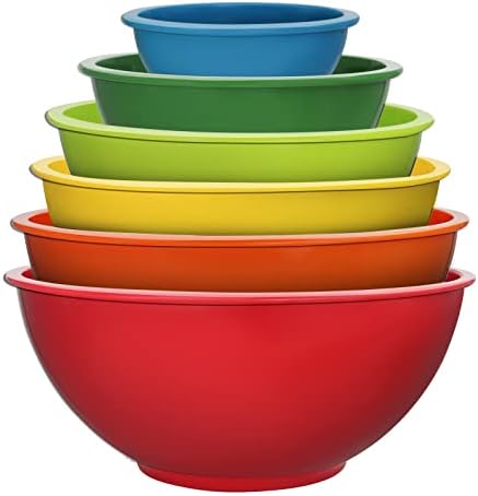 Classic Mixing Bowl Set, Microwave and Dishwasher Safe,Ideal for