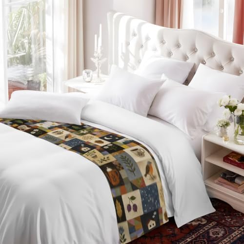 Countryside Serene Bed Runner for Bedroom, Fall Vintage Coffee Mug