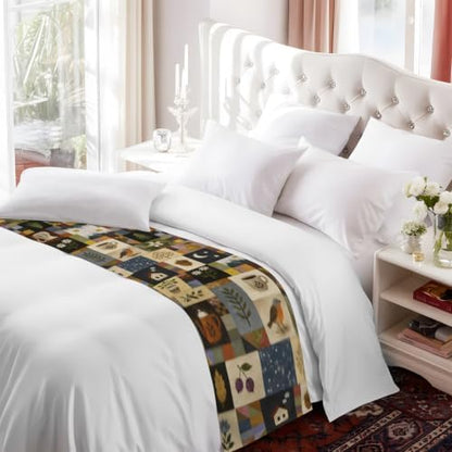 Countryside Serene Bed Runner for Bedroom, Fall Vintage Coffee Mug