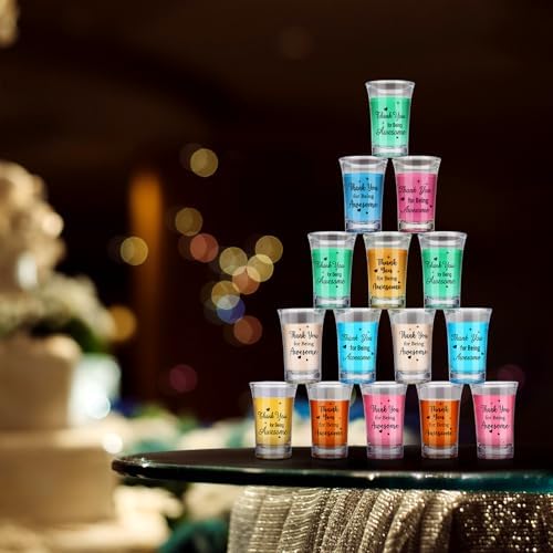 Karenhi 24 Pcs Shot Glasses Bulk, Adult Party Favors, Appreciation