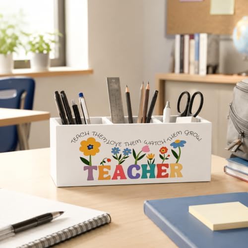 Teacher Appreciation Gifts Pencil Pen Holder for Women Desk