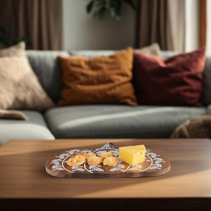 Pumpkin Shaped Cutting Board, Acacia Wood Serving Board