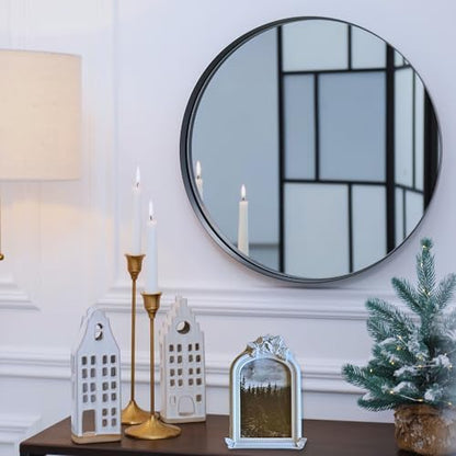 White Floating Wall Shelf with Decorative Photo Frame Bundle, Compact