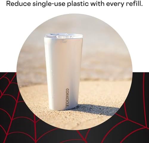 Corkcicle Insulated Tumbler with Lid, 24 oz, Marvel Miles Morales