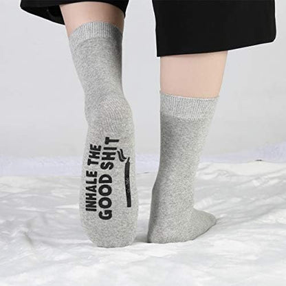 Funny Stoner Socks - Novelty Weed Smoker Gift for Men, Husband