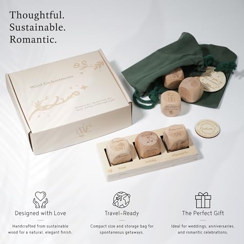 Deluxe Date Night Dice Game – 6 Dice, Decision Coin, Game Board &