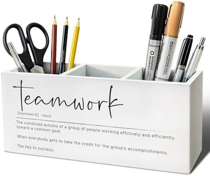 Teamwork Gifts Pen Pencil Holder for Coworkers Employees
