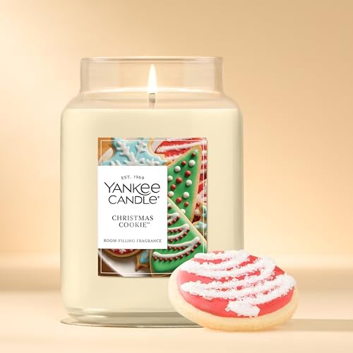 Yankee Candle Christmas Cookie Scented Candle, 22oz Large Jar