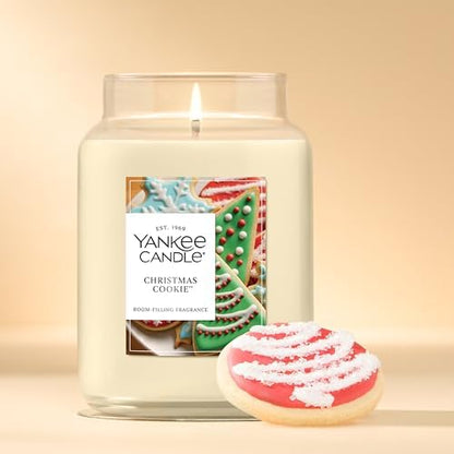 Yankee Candle Christmas Cookie Scented Candle, 22oz Large Jar