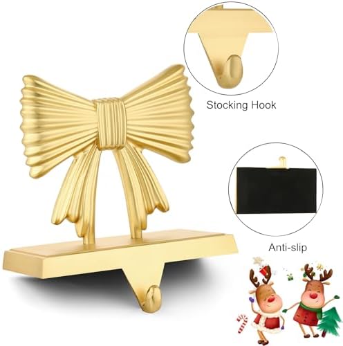 Christmas Stocking Holders Set of 2 - Christmas Stocking Holders for