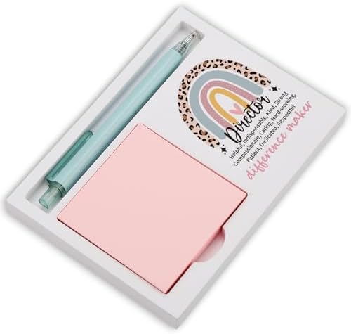 Director Sticky Note Holder for Desk, Appreciation Thank You Gift from