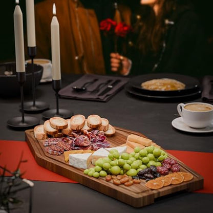 Large Coffin Cutting Board 17x10.5In Gothic Charcuterie Board. Spooky