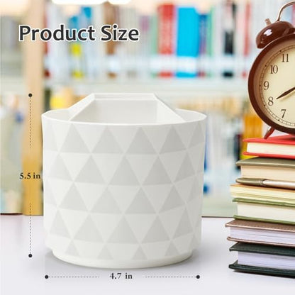 Desk Organizer, 360-Degree Rotating Pencil Pen Holders For Desk