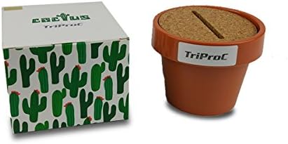 TriPro Creative Cactus Coasters Set of 6 with Holder — Fun &