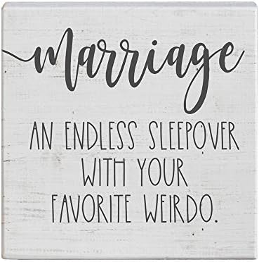 Simply Said, INC Small Talk Couples Sign - Marriage: An Endless