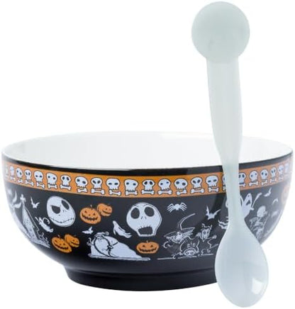 Silver Buffalo Disney Nightmare Before Christmas, Ceramic Bowl, 28oz
