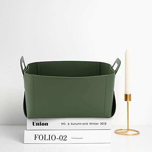 KINIVA Gift Baskets for Present-Valet Tray Organizer - Leather Dresser