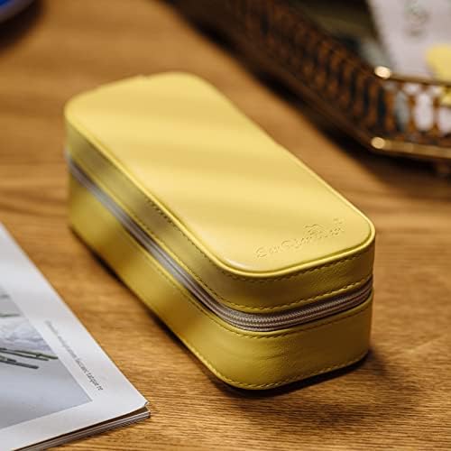Small Travel Jewelry Organizers Box for Women with PU Leather Portable