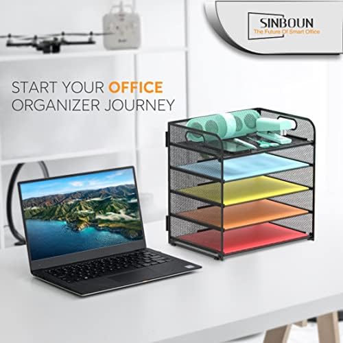 Letter Tray Paper Organizer 5-Tier Desk Organizer File Organizer Paper