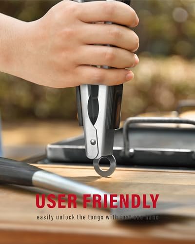 Grilaz Stainless Steel BBQ Tool Set | Dark-Dyed Wood Handles | Heavy