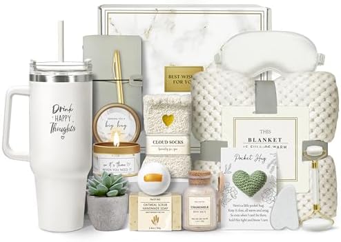 Self Care Gifts for Women, 16PC Get Well Soon Gift Baskets for Women