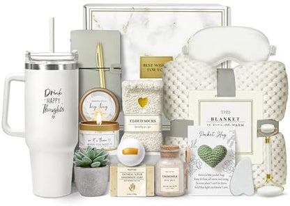 Self Care Gifts for Women, 16PC Get Well Soon Gift Baskets for Women