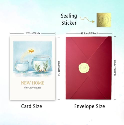 New Home Card Gift, Housewarming Card for New Homeowners, New House