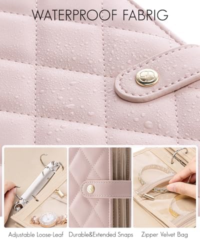 VLANDO Travel Jewelry Case,Graduation Gifts,Jewelry Organizer Box with