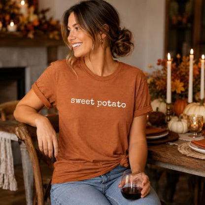 Sweet Potato Kind of Rude Potato Shirt Thanksgiving Couples Matching