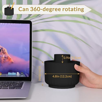 SKYDUE 360 Degree Rotating Pencil Pen Holder for Desk, Dual-Purpose