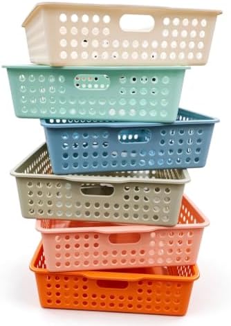 Simple Trending 6 Pcs Turn in Paper Trays for Classroom, Storage Paper