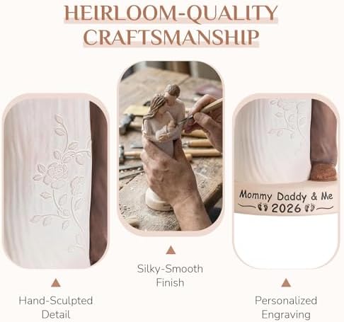 Storieme First Time Parents Figurine, New Mom Gifts for Women