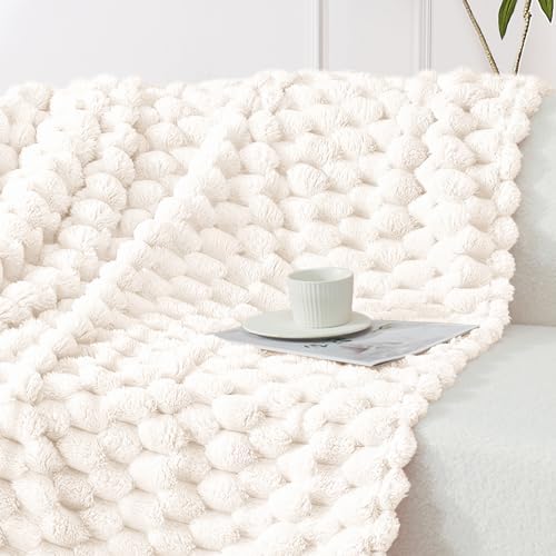 Whale Flotilla Soft 3D Jacquard Fleece Throw Blanket for Couch & Bed