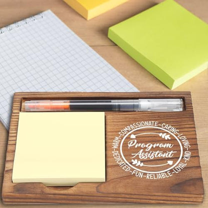 Program Assistant Sticky Note Holder, Appreciation Gifts for Program