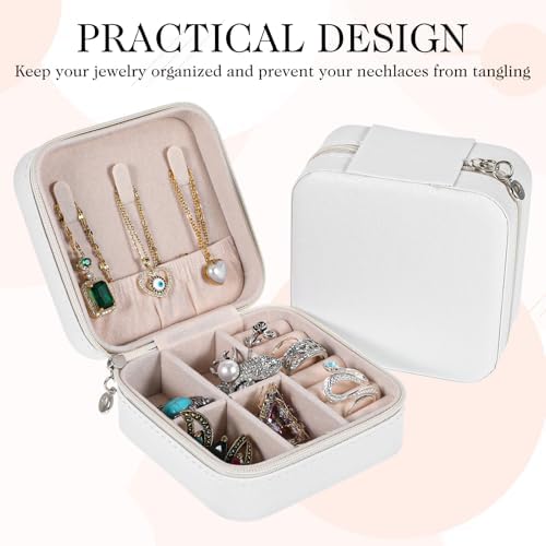 12 Pcs Mini Travel Jewelry Case Bridesmaid Proposal Gift Boxes Small