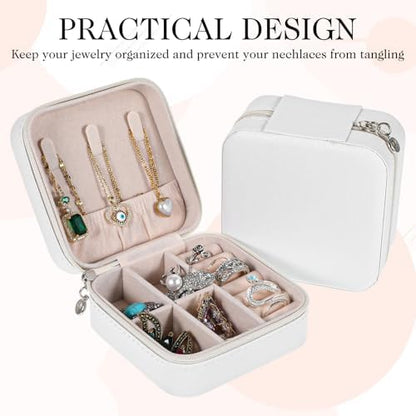 12 Pcs Mini Travel Jewelry Case Bridesmaid Proposal Gift Boxes Small
