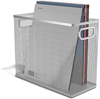 TRU RED Wire Mesh File Organizer, Silver, 2-Pack