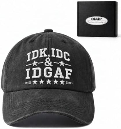 Vintage Washed Baseball Caps Birthday Gift Hats for Men Womens
