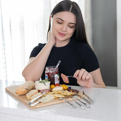 Ironwood Gourmet Stainless Steel Charcuterie Utensil Set of 8