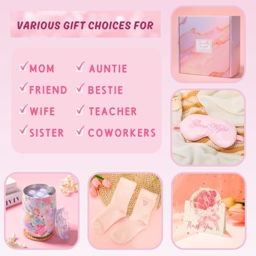 Thank You Gifts for Women, Appreciation Thoughtful Baskets Set for
