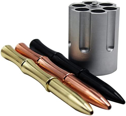 Pen Holder & Paper Weight, Cast Aluminum Office Gift – Cool Pencil