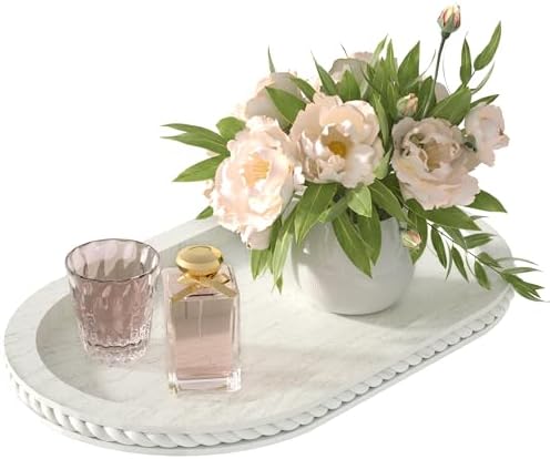 Urban Deco Oval Wooden Tiered Tray, 1Pack