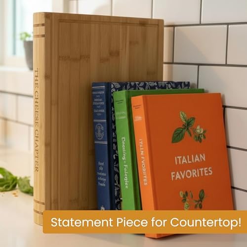 The Cheese Chapter | 100% Bamboo | Book-Inspired Charcuterie & Cheese