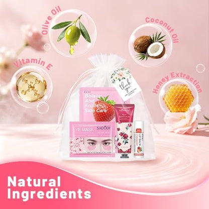 48 Pcs Bulk Gifts for Women, Hand Cream, Bulk Lip Balm, Under Eye