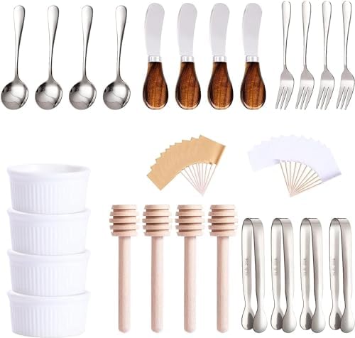Charcuterie Accessories(25 Psc), Cheese Spreaders For Charcuterie