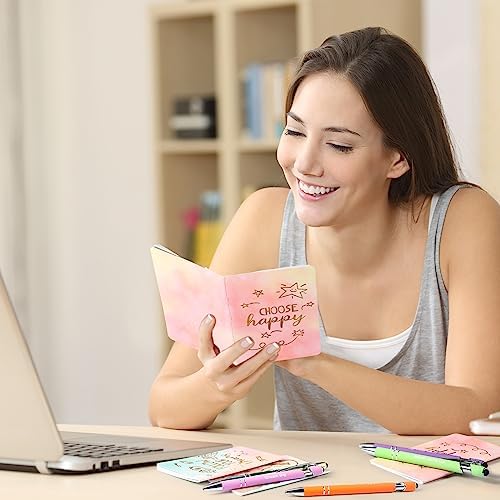 Funrous 32 Pcs Mini Notebooks with Pens Adults Party Favors,Watercolor