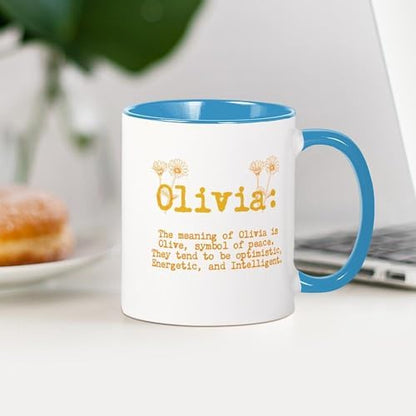 CafePress The Meaning Of Olivia Mugs 11 oz (325 ml) Ceramic Coffee Mug