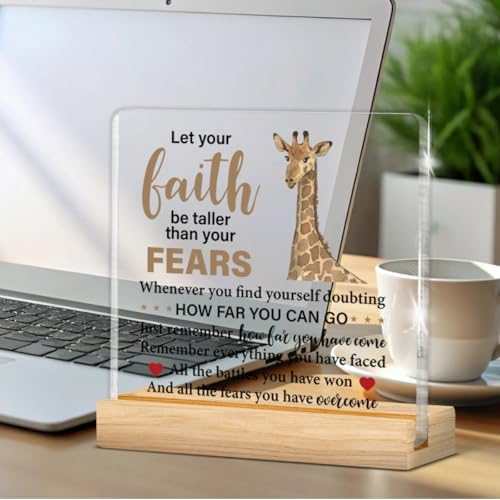 Inspirational Giraffe Gifts for Women, Positive Gifts for Giraffe