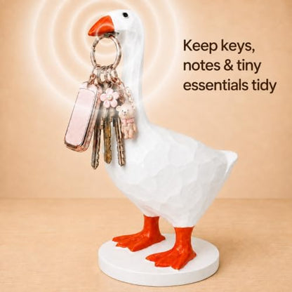 GRAPMKTG 10 Inch Magnetic Desk Goose, Desktop Statue