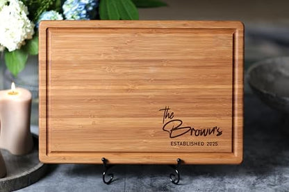 Personalized Cutting Boards for Christmas, Custom Engraved Wood